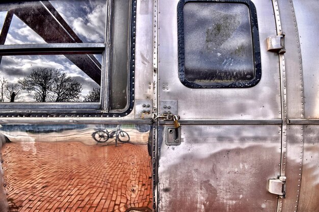 Fotografía completa de la ventana del tren