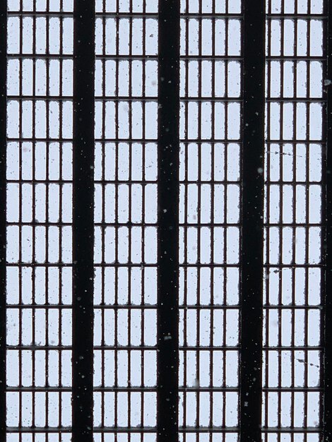 Foto fotografía completa de una ventana de vidrio