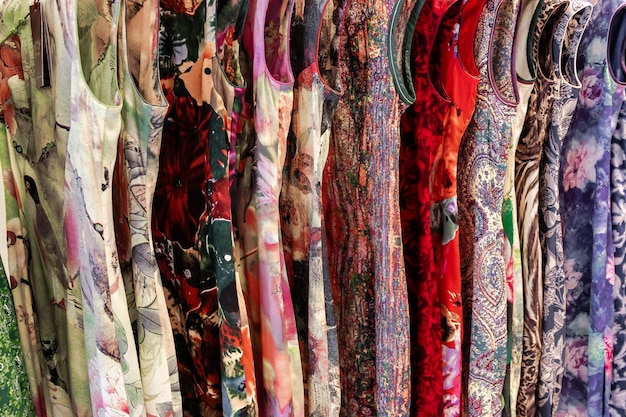 Fotografía completa de los vestidos para la venta