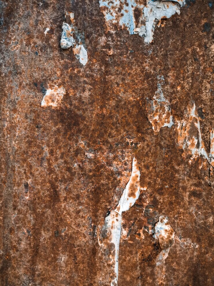 Foto fotografía completa de la vieja pared erosionada