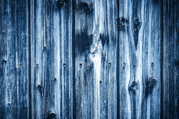 Fotografía completa de una vieja valla de madera