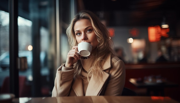 Fotografía creativa del día internacional del café.