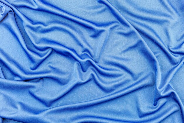 Foto fotografía en cuadro completo de textil azul
