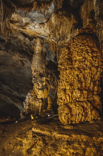 Foto fotografia da caverna do paraíso em quang binh vietnã bela paisagem do vietnã