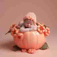 Foto fotografia da princesa peach por anne geddes