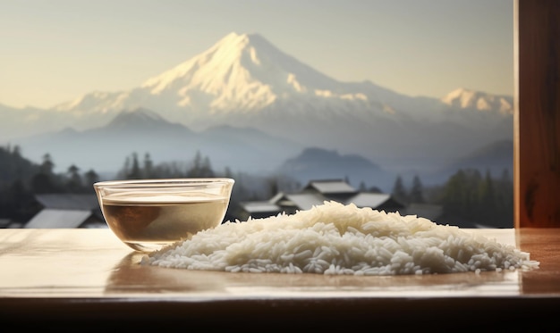 Fotografia de arroz em cima