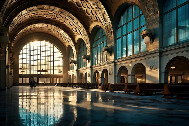 Fotografia de beleza histórica da estação Union