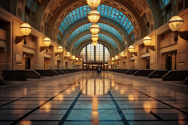 Fotografia de beleza histórica da estação Union