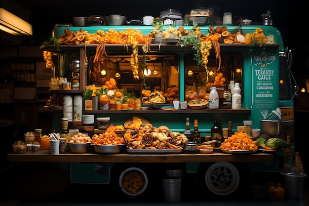 Fotografia de comida clássica de comida de rua brasileira