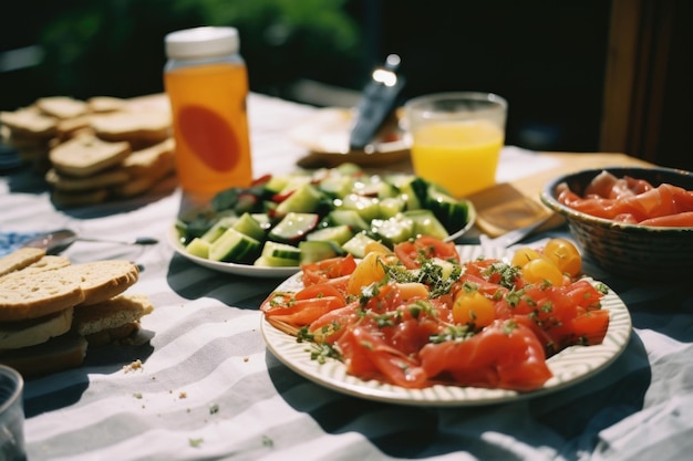 Fotografia de comida saborosa e deliciosa