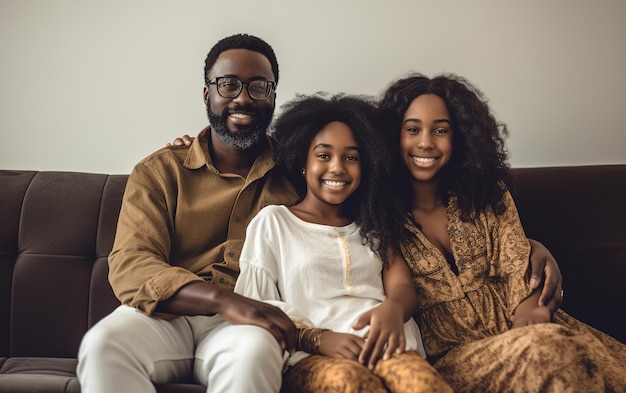 Fotografia de família feliz