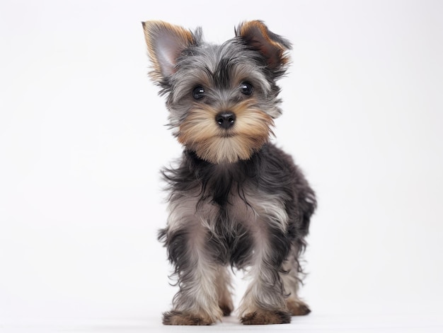 fotografia de foto de cachorrinho isolado em fundo branco