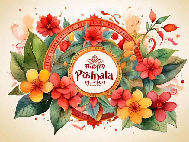 Fotografia de fundo do festival Pohela Boishakh
