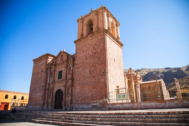 Fotografia de fundo dos templos da cidade de cusco