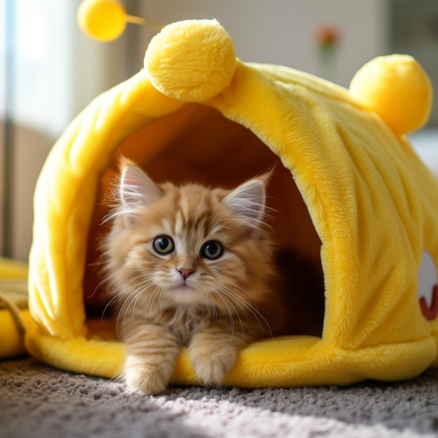 fotografia de gato em casa