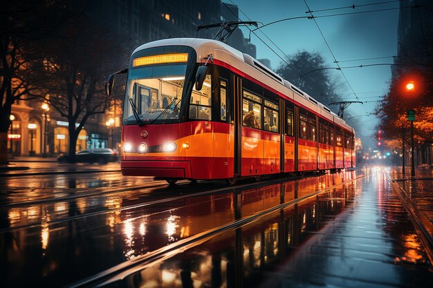 Fotografia de longa exposição de carros de rua à noite