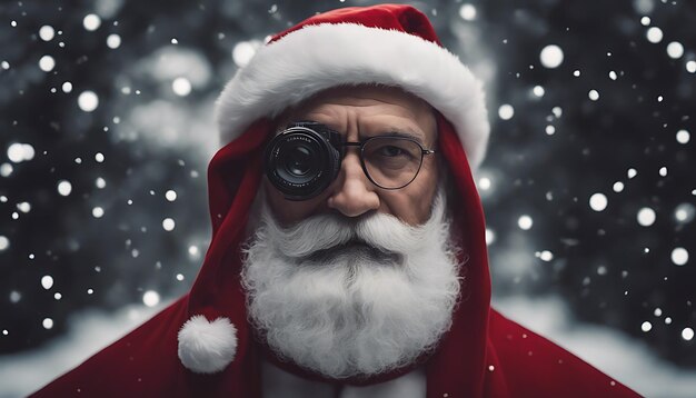Fotografia de Natal alegres luzes de decoração de férias e momentos alegres Ideal para projetos de mídia social