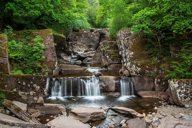 fotografia de paisagem de cachoeira