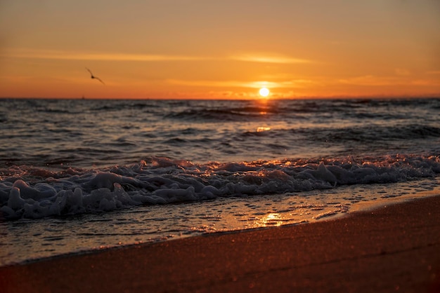 fotografia de paisagem do pôr do sol