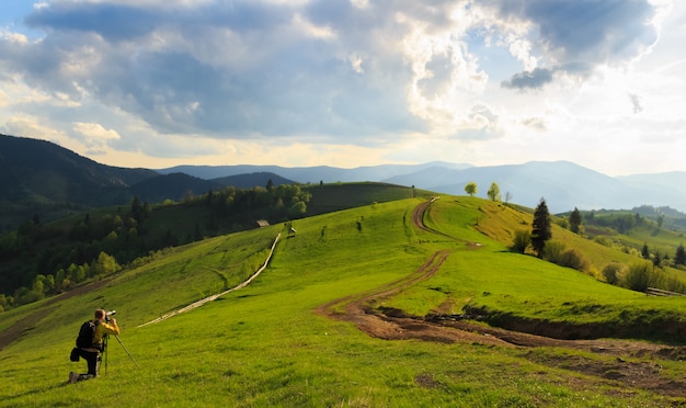 Fotografia de paisagem em Mizhhiria, Cárpatos