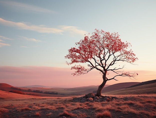 fotografia de paisagem minimalista