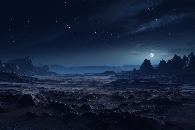Fotografia de paisagens noturnas estreladas