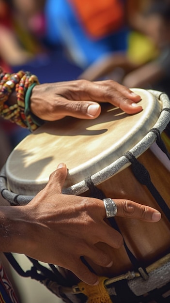 Foto fotografia de palco de bateria