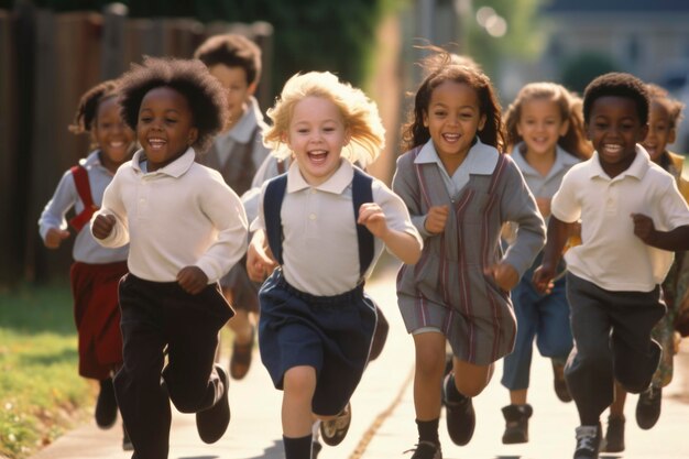 Fotografia de registo da vida escolar das crianças