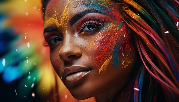 Fotografia de retrato da celebração do Dia Internacional do Orgulho