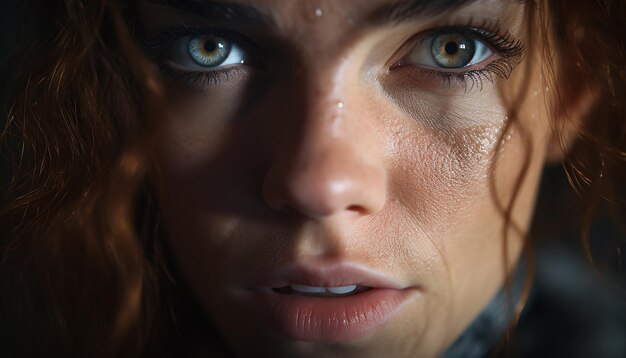 Fotografia de retrato de mulher no Dia Mundial da Saúde Mental