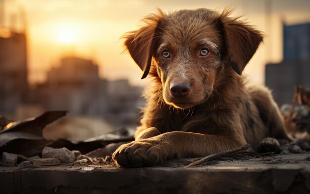 Fotografia de Stock Caracterizando Dog39s Olhos Observadores Generative AI