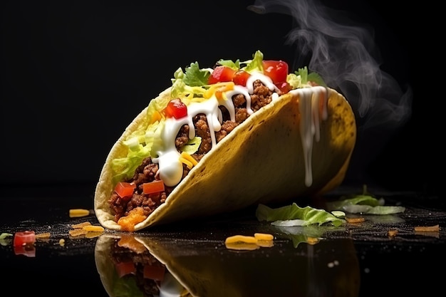 Fotografia de tacos mexicanos