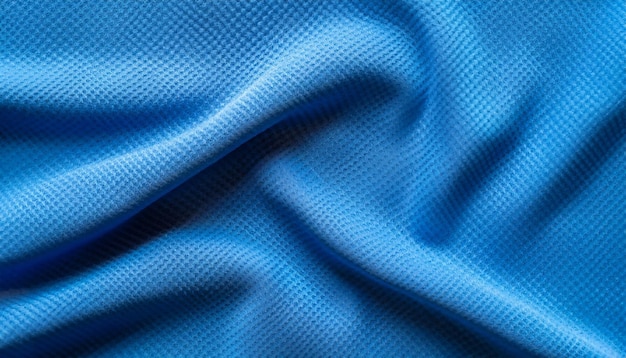 Fotografia de tecido de lã de cor preta e azul padrão de fundo de textura