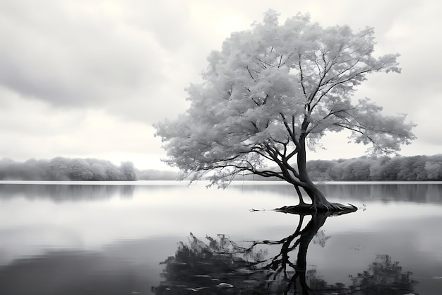 Fotografia de tranquilidade à beira do lago de Usacity, Minneapolis