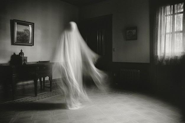 Foto fotografia de um fantasma