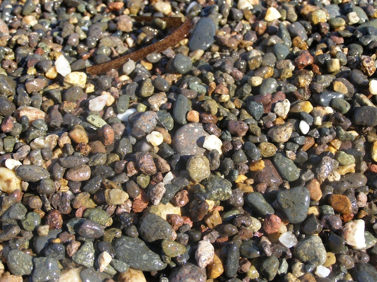 Foto fotografia detalhada de seixos