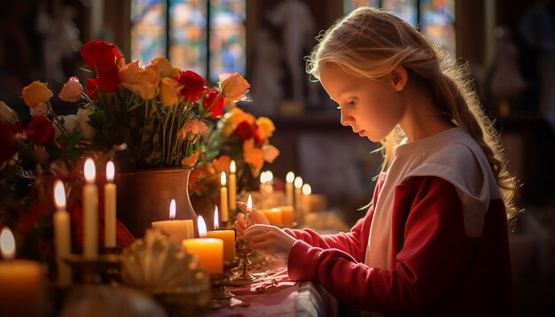 Fotografía del día de las velas