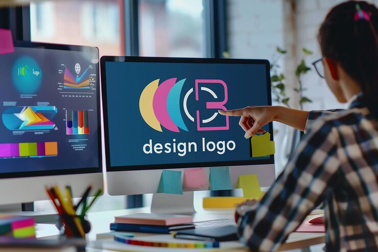 Foto fotografía de diseñador gráfico profesional