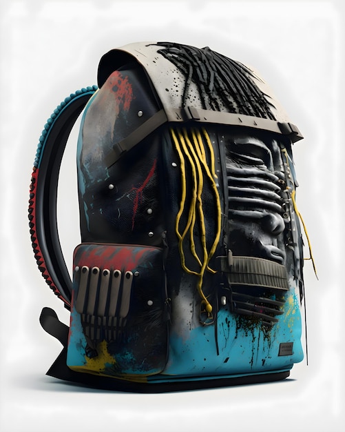 Fotografía de un diseño de producto de mochila urbana por Jean generative ai