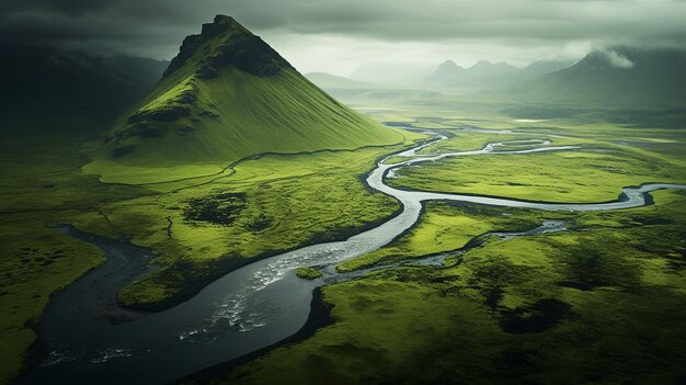 Fotografia em HD com uma bela paisagem