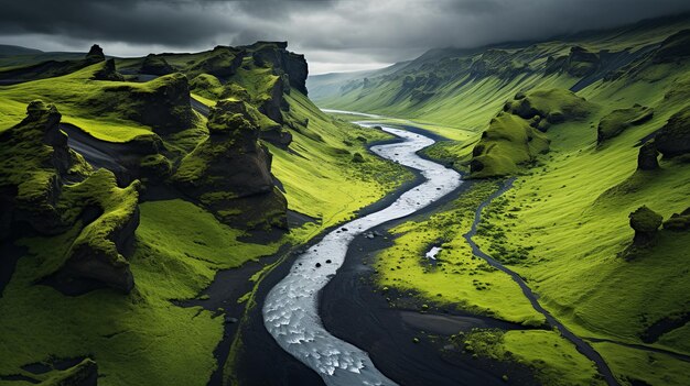 Foto fotografia em hd com uma bela paisagem