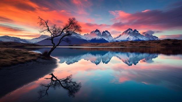 Fotografia em HD com uma bela paisagem