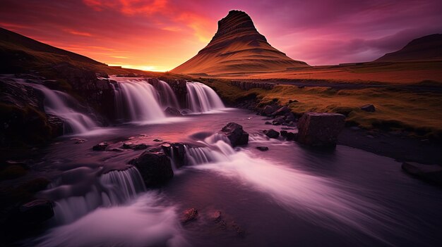 Foto fotografia em hd com uma bela paisagem