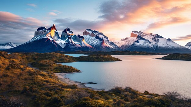 Foto fotografia em hd com uma bela paisagem