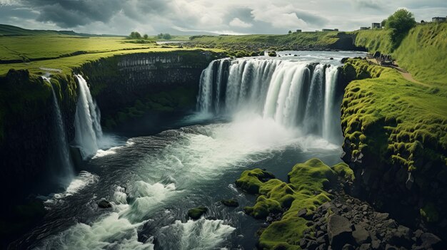 Foto fotografia em hd com uma bela paisagem