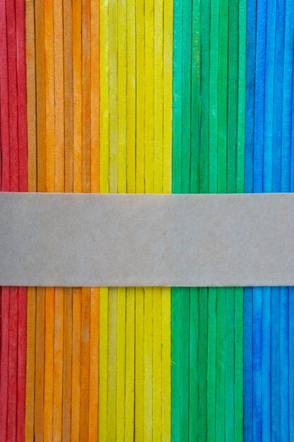 Foto fotografia em quadro completo de lápis multicoloridos.