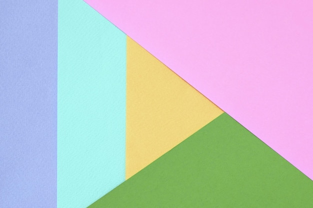 Fotografia em quadro completo de papel multicolor