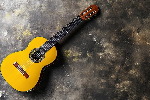 Foto una fotografía de estilo de vida de la inspiración musical de la guitarra