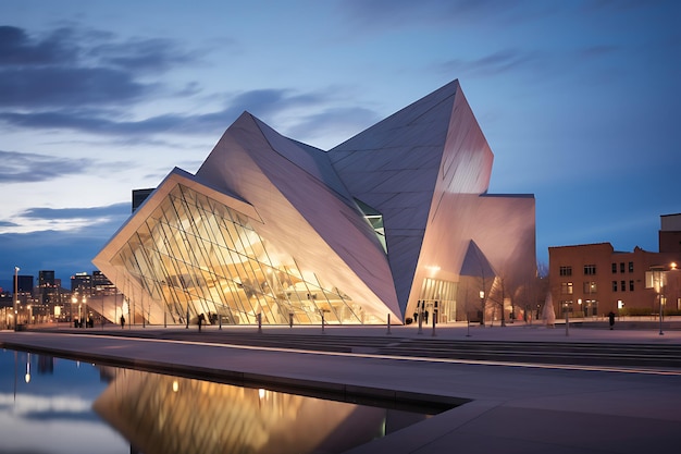 Fotografía exterior del museo de arte de Denver