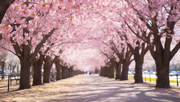 fotografía de las flores de cerezo